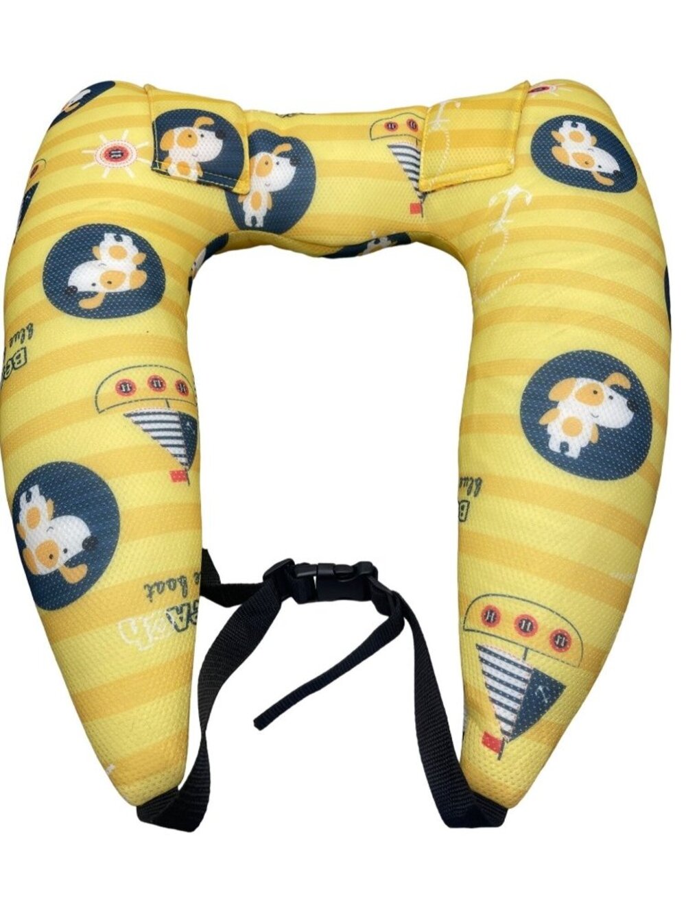 child car sleeping pillow neck yellow adjustable dog boat READ